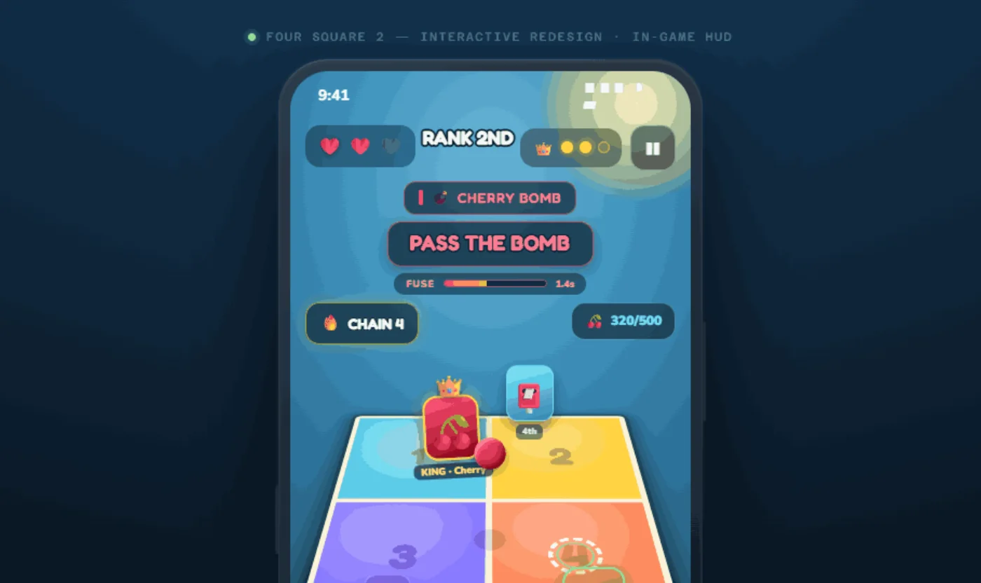 Four Square 2: King of the Court game artwork