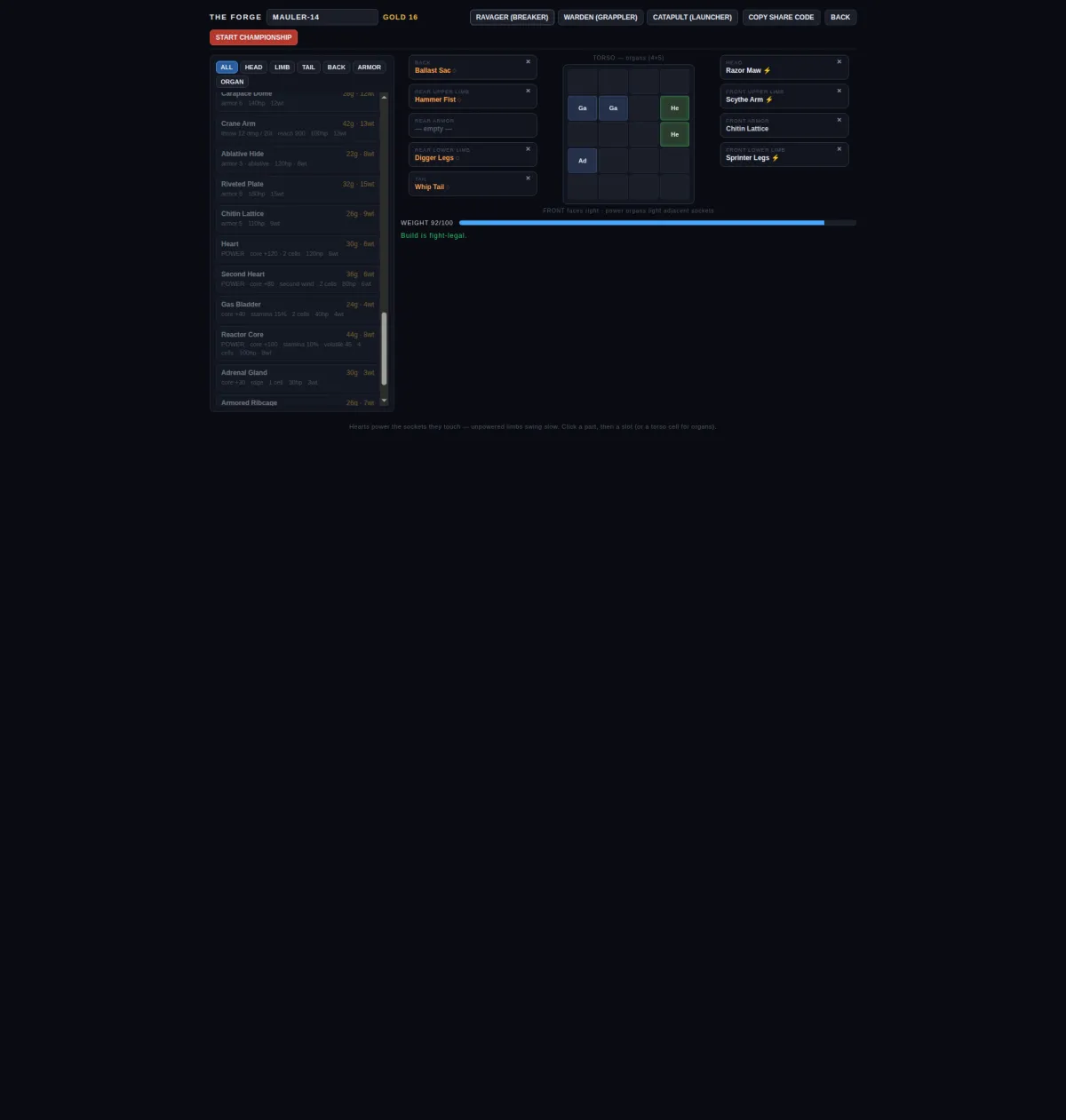 Graft gameplay screenshot 1