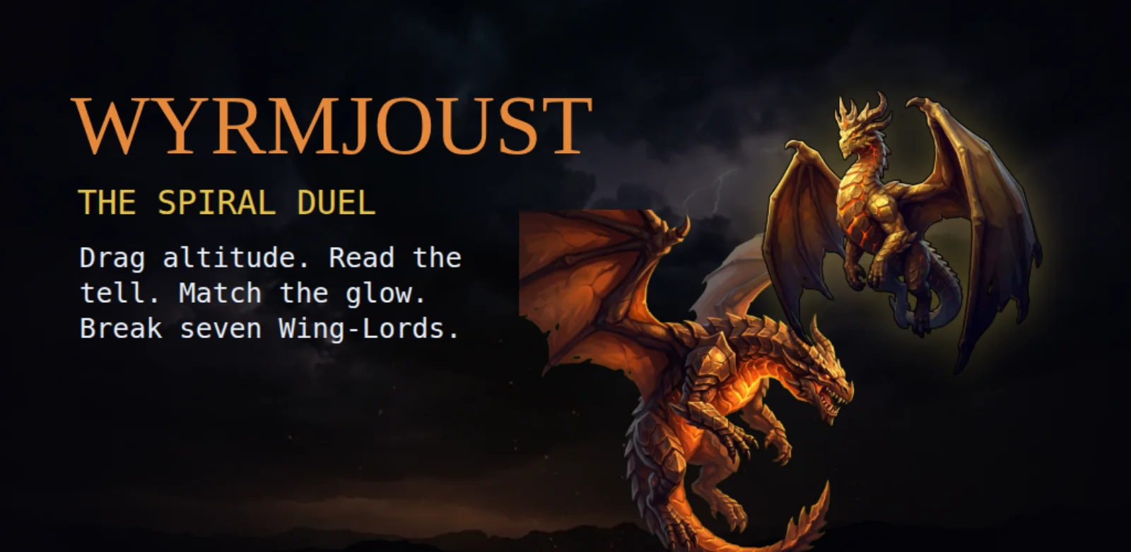 Wyrmjoust: The Spiral Duel game artwork